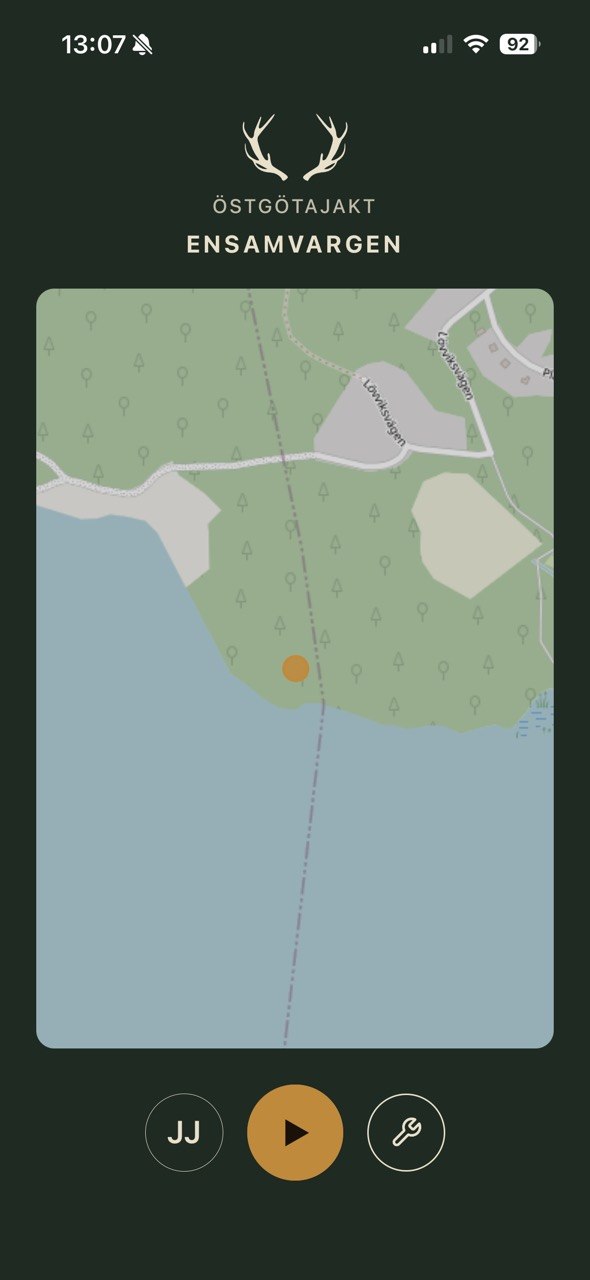 Hemskärmen i Ensamvargen